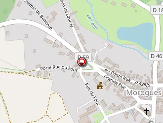 Carte de Agence Postale à Morogues