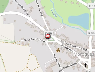 Carte de Chemins De Randonnee à Morogues