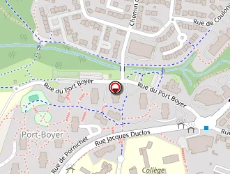 Carte de Centres Médicaux Et Sociaux à Nantes