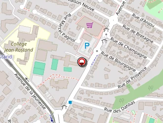 Carte de Domicile Services Parc De La Ferrière à Orvault