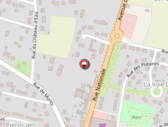 Carte de Huard à Sorigny