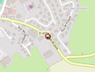 Carte de Intermarché à Maîche