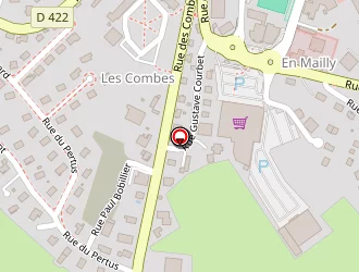 Carte de Franche Comté Boissons Services à Maîche