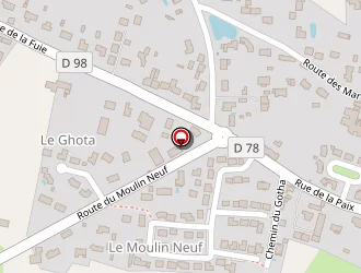 Carte de Les Celliers De Grand Lieu à Frossay