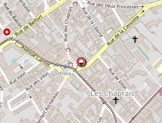 Carte de Service De Lutte Antituberculeuse à Besançon