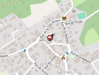 Carte de Sancey Yves à Gennes