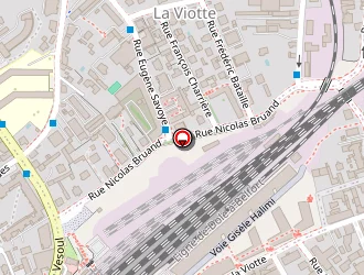 Carte de Robert Franck à Besançon