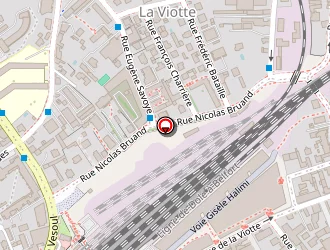 Carte de Le Garage Max à Besançon