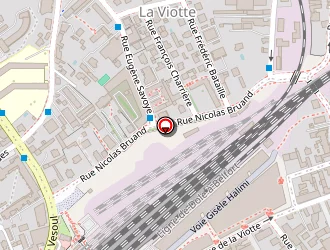 Carte de L'etabli à Besançon