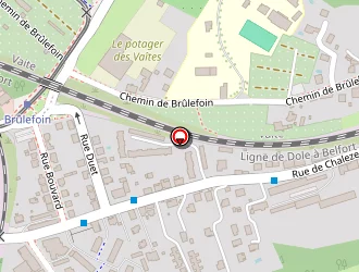 Carte de Levillain à Besançon