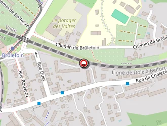 Carte de Marot Bernard à Besançon