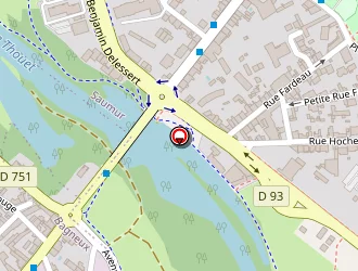 Carte de Cré Daniel à Saumur