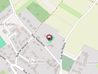 Carte de La Thibaudiere (scea) à Courçay