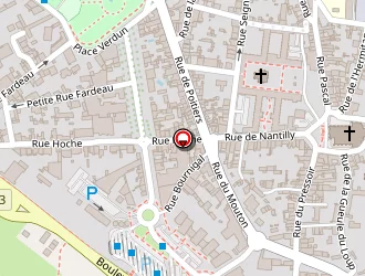 Carte de Raine à Saumur