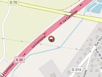 Carte de Bte. à Champvans-les-moulins