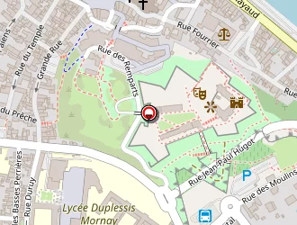 Carte de Château-musée à Saumur