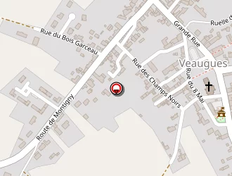 Carte de La Veauguoise à Veaugues