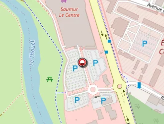 Carte de Centre De Secours à Saumur