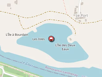 Carte de Camping Municipal à Chabris