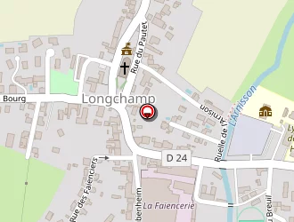 Carte de Ceramique De Longchamp à Longchamp