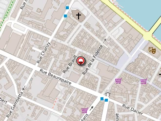 Carte de La Pause Café à Saumur