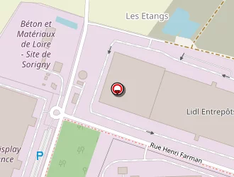 Carte de Indre Logistique à Sorigny