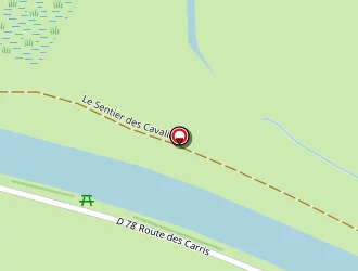 Carte de Des Rivières à Frossay