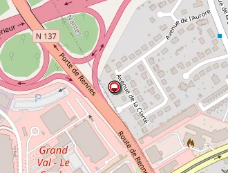 Carte de Institut Le Cardo à Orvault