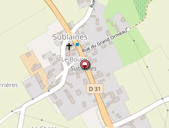 Carte de Dupin (earl) à Sublaines