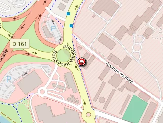 Carte de Akzo Nobel Distribution à Saumur