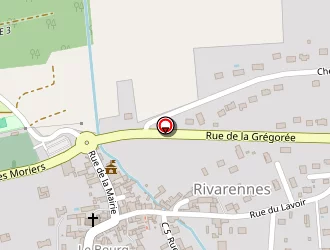 Carte de La Buronnière à Rivarennes