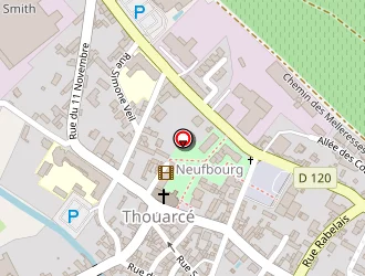 Carte de Centre Des Finances Publiques à Thouarcé