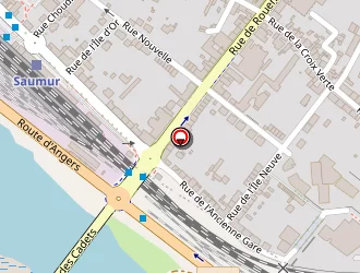 Carte de Cartaplac à Saumur