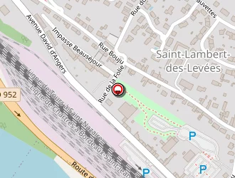 Carte de Ponton à Saumur