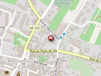 Carte de La Poste à Marsannay-la-côte