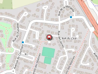 Carte de Nantes Est Autos à Orvault