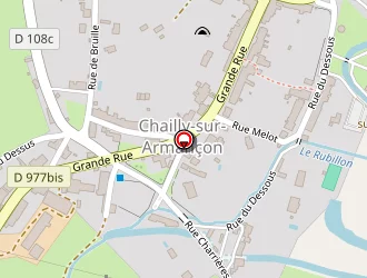 Carte de Golf à Chailly-sur-armançon