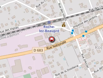 Carte de E-pac Services à Roche-lez-beaupré