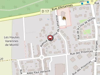 Carte de Morieux Michel à Monts