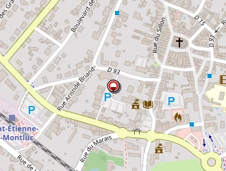 Carte de Cafe De L Union à Saint-étienne-de-montluc