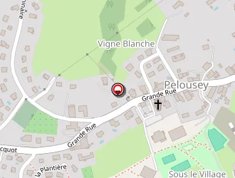 Carte de Adapei De Besançon à Pelousey