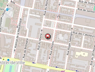 Carte de La Gitane à Saint-nazaire