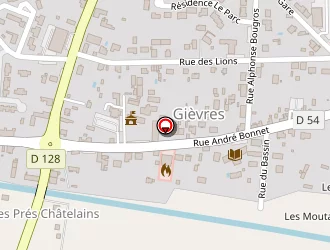 Carte de Auto-école Direction à Gièvres