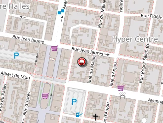 Carte de Ls Coiffure à Saint-nazaire