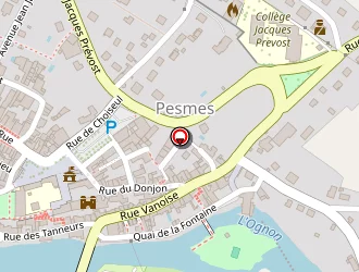 Carte de Etablissements Perrey à Pesmes