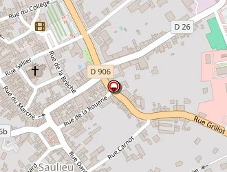 Carte de La Patte Rouge à Saulieu