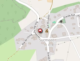 Carte de De L'espéranto à Surmont