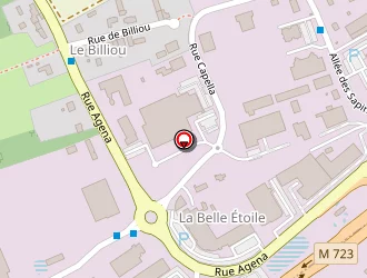 Carte de Societe Nantaise De Flexibles à Thouaré-sur-loire