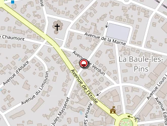 Carte de La Poste à Baule-escoublac (la)