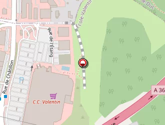 Carte de Maty à École-valentin